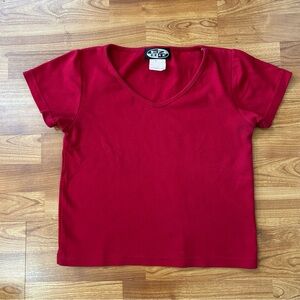 4/$15 EZ Gear red tee top